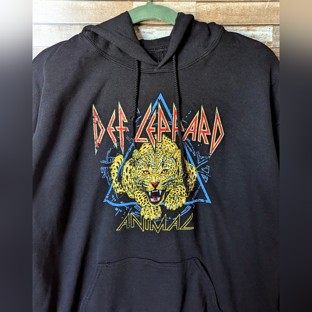 New Def Leppard Black Heavy Sweatshirt - Picture 7 of 14